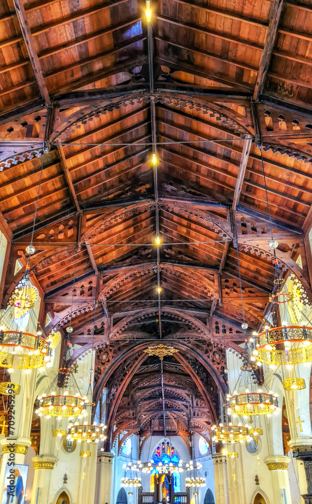 Obraz premium The interior of the Cathedral of the Immaculate Conception in Port-of-Spain.