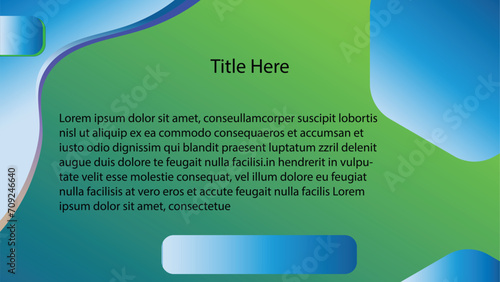 Microsoft presentation slide template design 
