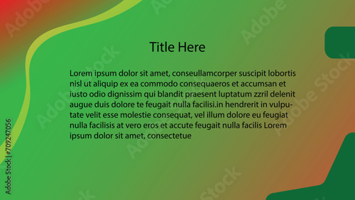 Microsoft presentation slide template design 