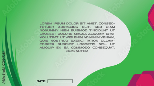Microsoft presentation slide template design 