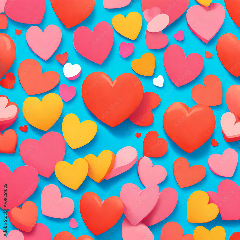 Loveheart background texture