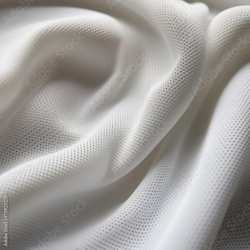 close up white technical fabric created with Generative Ai