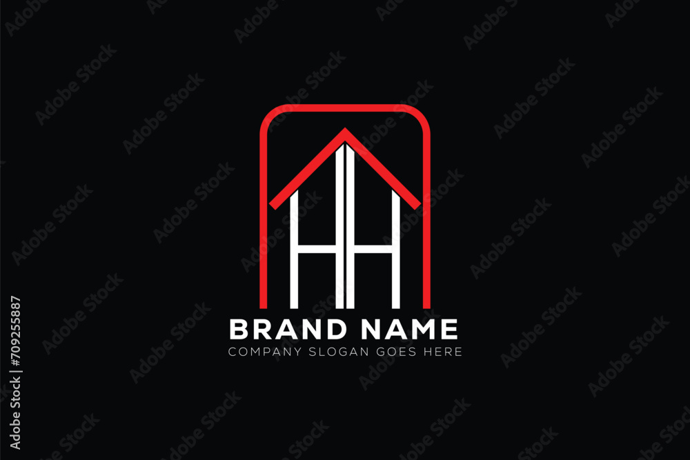 HH letter creative real estate vector logo design . H H creative initials letter logo concept. HH house sheap logo. HH letter creative real estate vector logo design . H H creative initials letter logo concept. HH house sheap logo.