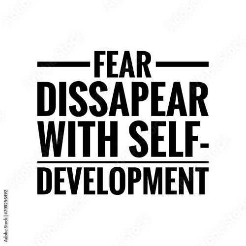 ''Self-Development'' Motivational Quote Illustration Lettering/Sign Design photo