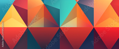 Abstract background with geometric shapes design