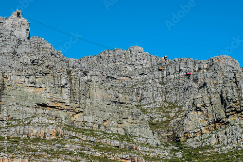 on top of table mountain, cape town, south africa