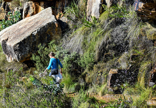 on top of table mountain, cape town, south africa
