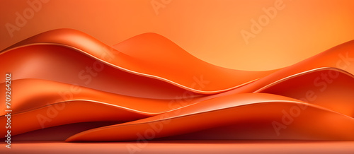 Abstract Orange Colors Waves Background Colorful Wave Modern Art Digital Card Website Design