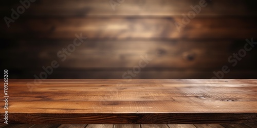 Wooden tabletop background, suitable for display or montage purposes.