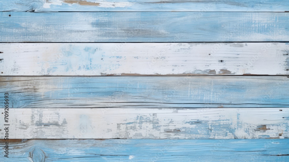 Obraz premium White and blue wood texture background.