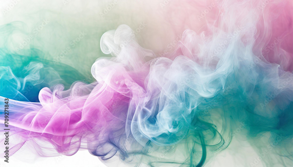 Colourful smoke. Generative AI Colourful smoke. Generative AI