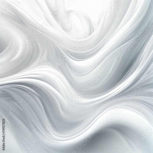 white flowing wave abstract illustration background