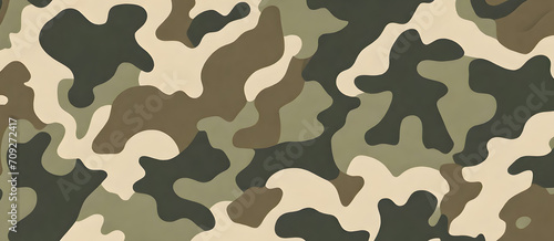 Camouflage Pattern Military Colors Vector Style Camo Background Graphic Army Wall Art Design
