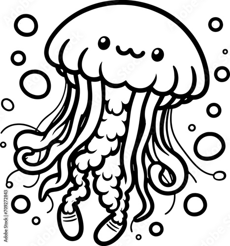 Jumpy Jellyfish Cartoon icon 4