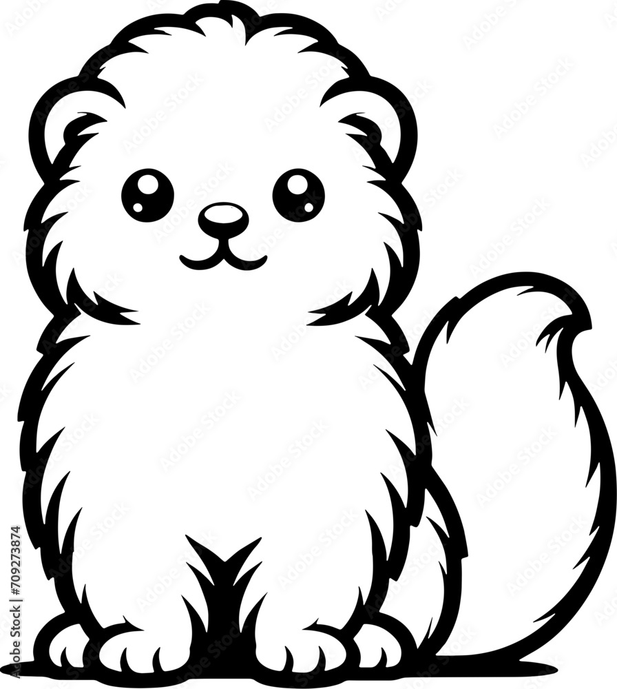 Fluffy Ferret Cartoon icon 13
