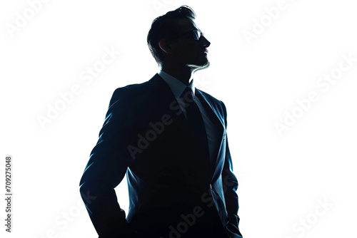 Businessman Isolated Over White Background