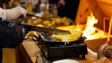 raclette cheese , traditional dish of Switzerland