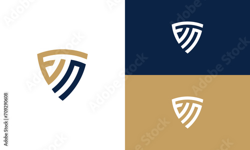 initials e and n monogram logo design vector