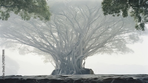a giant Banyan Tree  photo