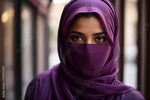 portrait of a hijab woman