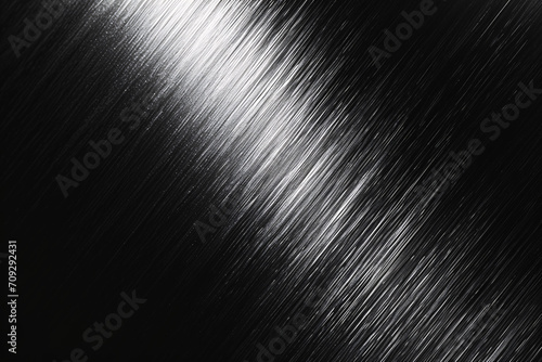 Black polished metal texture background, shiny metal surface 