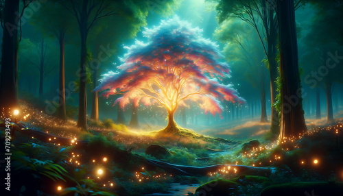 The Glowing Heart of the Forest © Aksaka