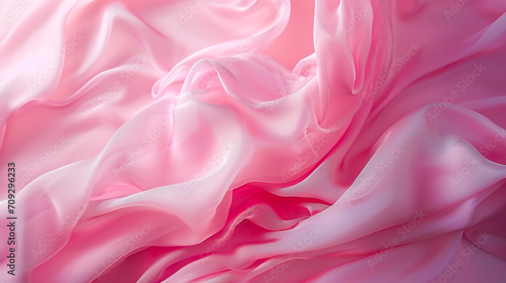 Fototapeta premium Colorful, silky and shiny textured textile backgrounds. Background fabrics in blue, green, pink, white and cream colors. Trend colors and fabrics of 2024. The most preferred fabrics. Backgrounds.