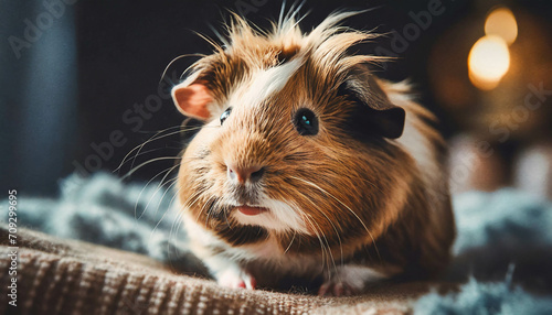  Cute Guinea Pig portrait .ai generated