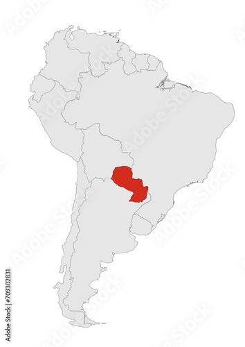 Paraguay en Am  rica del Sur