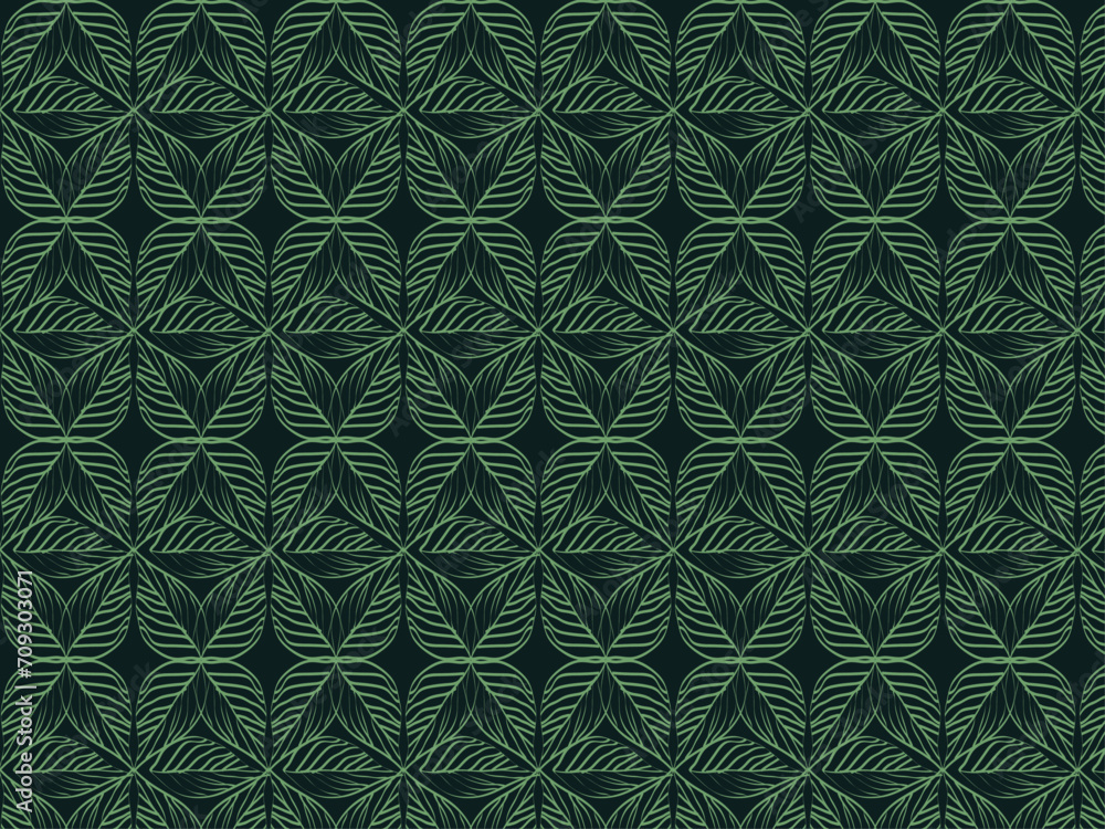 seamless pattern with green leaves seamless pattern with green leaves