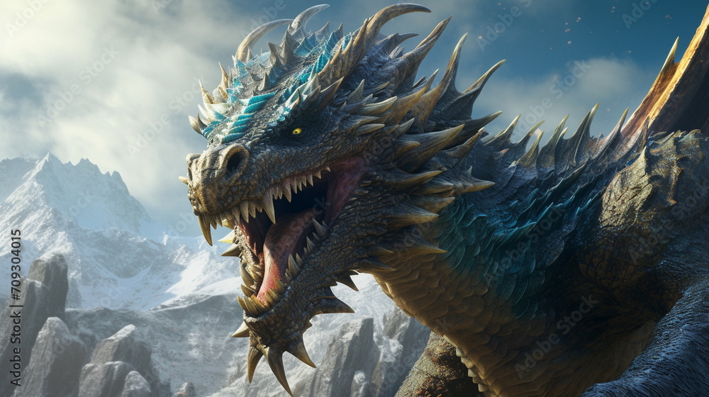 dragon on the wall dragon on the wall