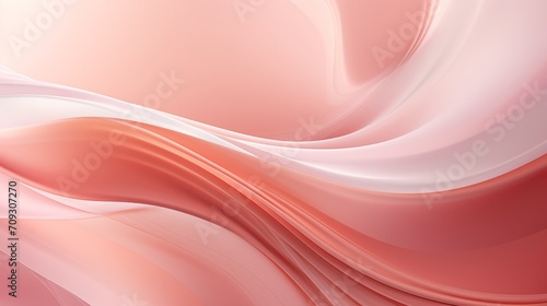 pink background, abstract backdrop. flowing from, technological lines, peach shades and silvery light, minimalist and clean.