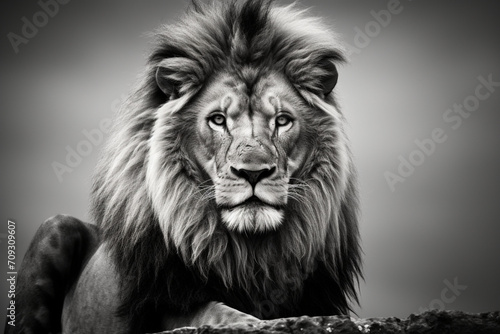 portrait of a lion © sharoz arts 
