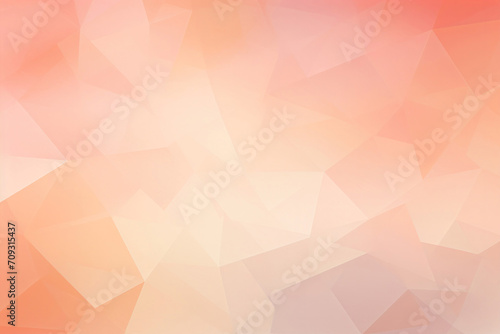 Warm Peach Toned Polygonal Background, Abstract Low Poly Design with Soft Gradient