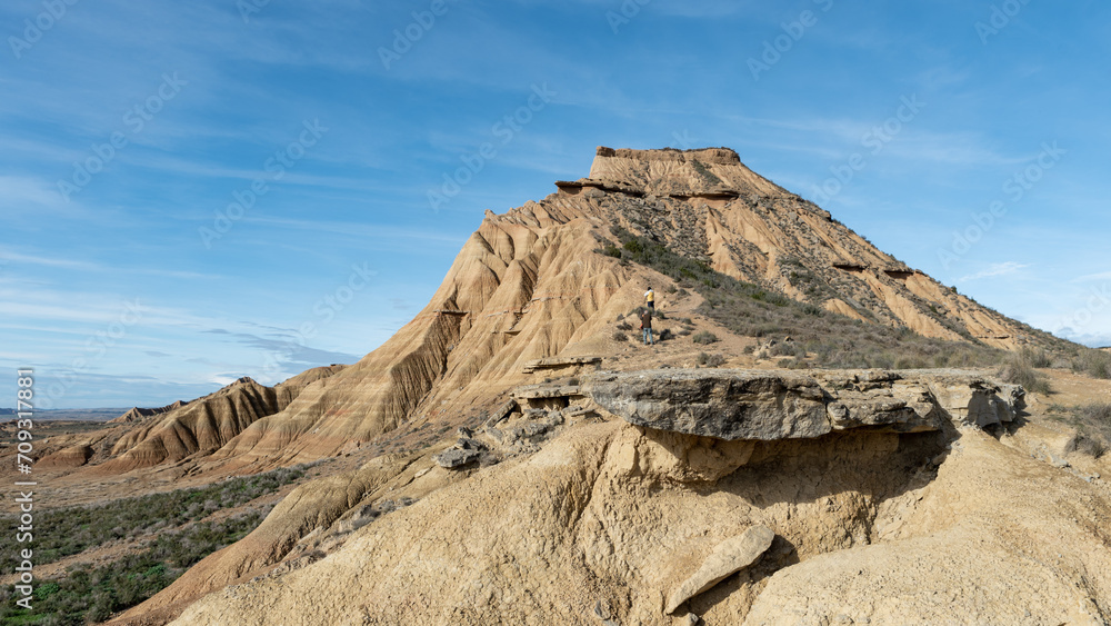 Paisaje de las Bardenas Reales en Navarra
