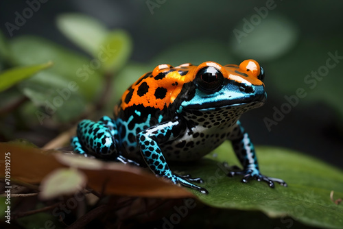 Beautiful and Vibrant Mimic Poison Frog