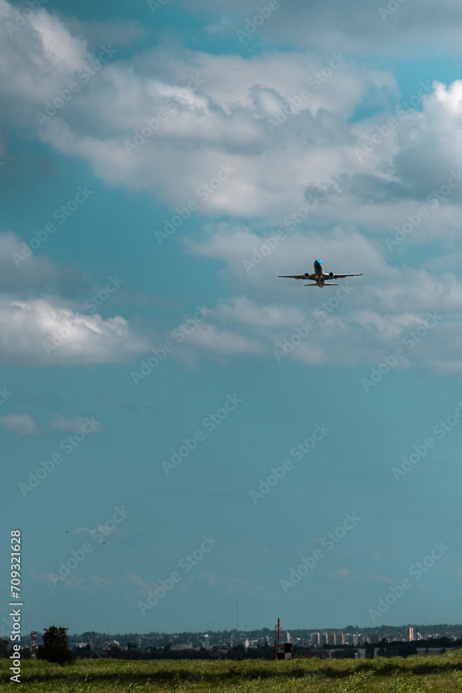 airplane seen from below taking off airplane seen from below taking off