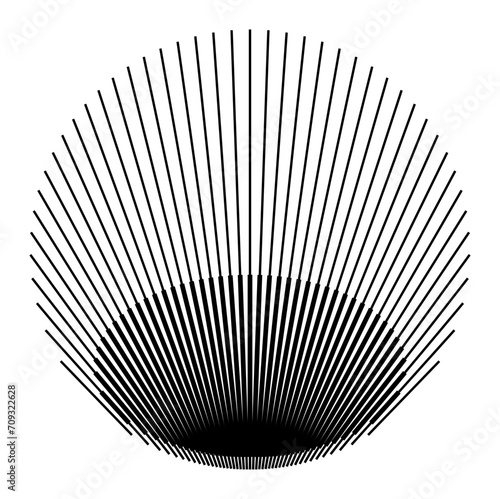 Abstract Geometric Decorative Element Boho Shape