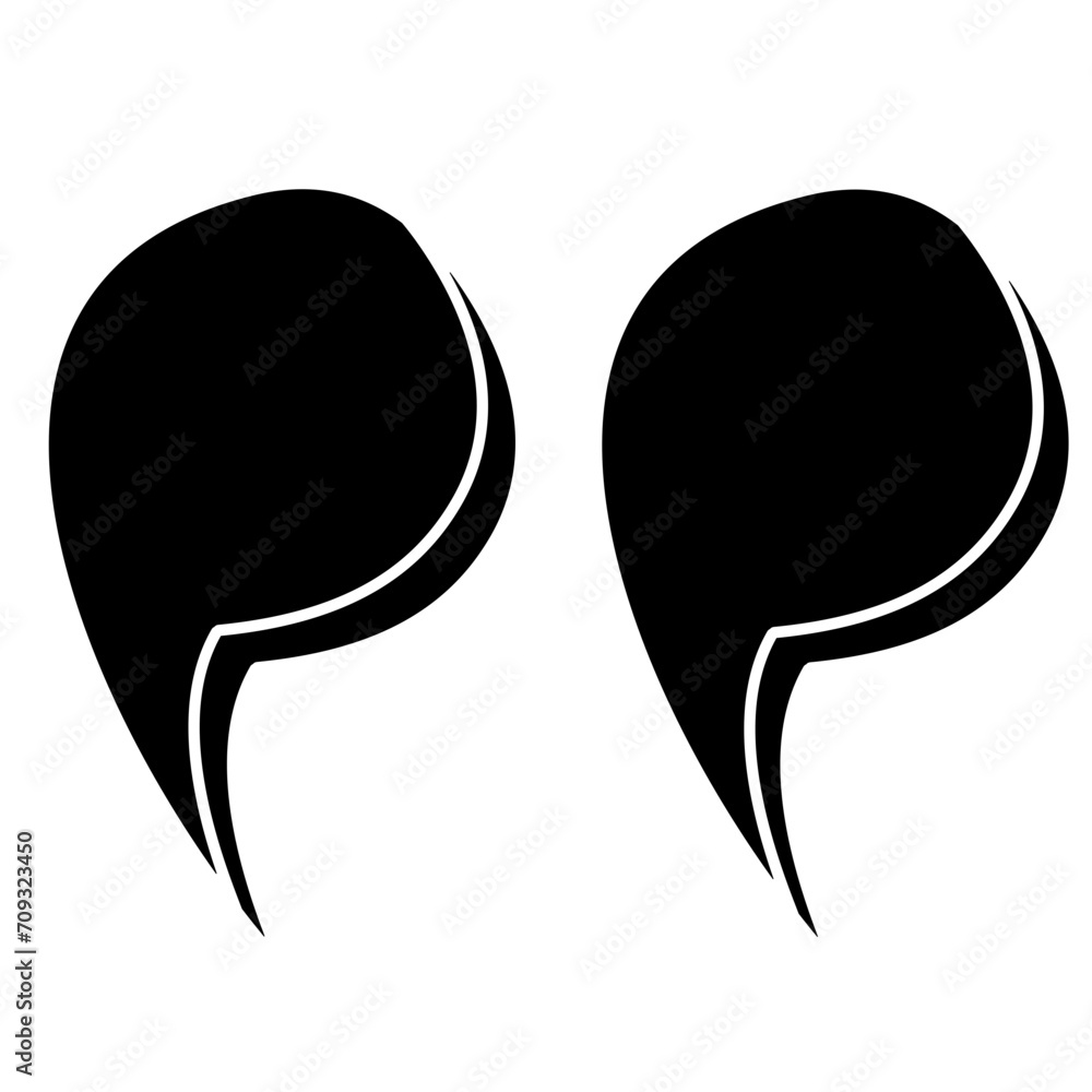 punctuation quote silhouette punctuation quote silhouette