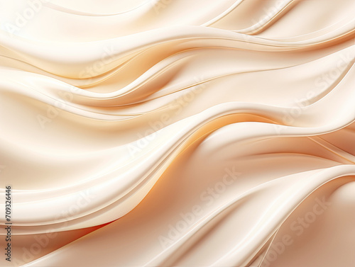 light cream abstract wavy background