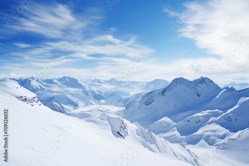 snow covered mountains © Muhammad