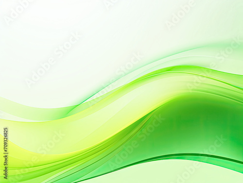 light green abstract wavy line background