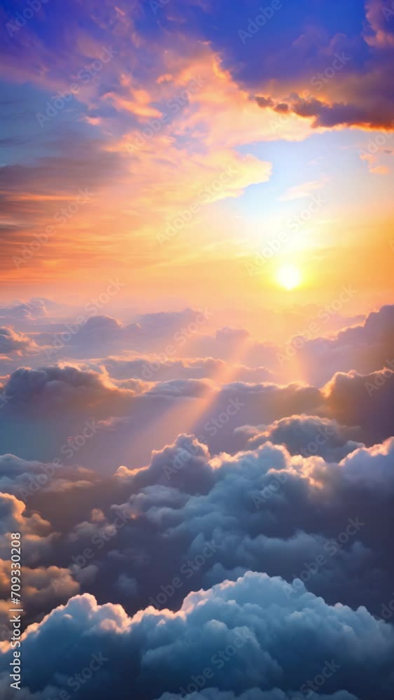 夕焼けの空,Generative AI 夕焼けの空,Generative AI