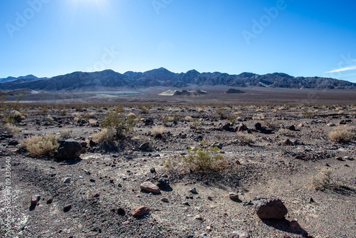 Desolate Desert Landscape of Death Valley, Death Valley National Park, California