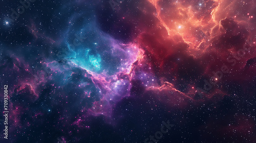 the nebula in space 