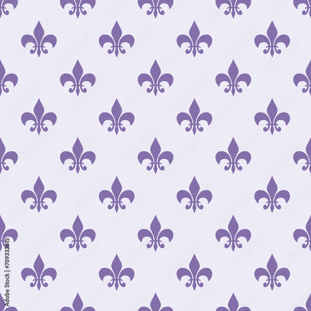 Fleur De Lis Purple French Damask Luxury Decorative Fabric Pattern Fleur De Lis Purple French Damask Luxury Decorative Fabric Pattern