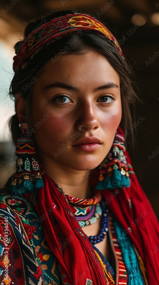 Generative AI : beautiful woman from Latvia, Latvia summer Generative AI : beautiful woman from Latvia, Latvia summer