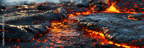 Ash Volcanic Texture, 3d illustration. Background