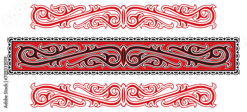 TRADITIONAL ORNAMENT OF BATAKNESE, TRADITIONAL FABRIC CALLED ULOS, PATTERN, BACKGROUND, NORTH OF SUMATERA