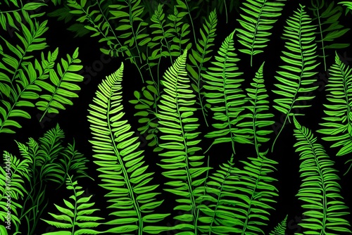 fern leaves